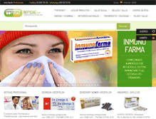 Tablet Screenshot of boticae.com